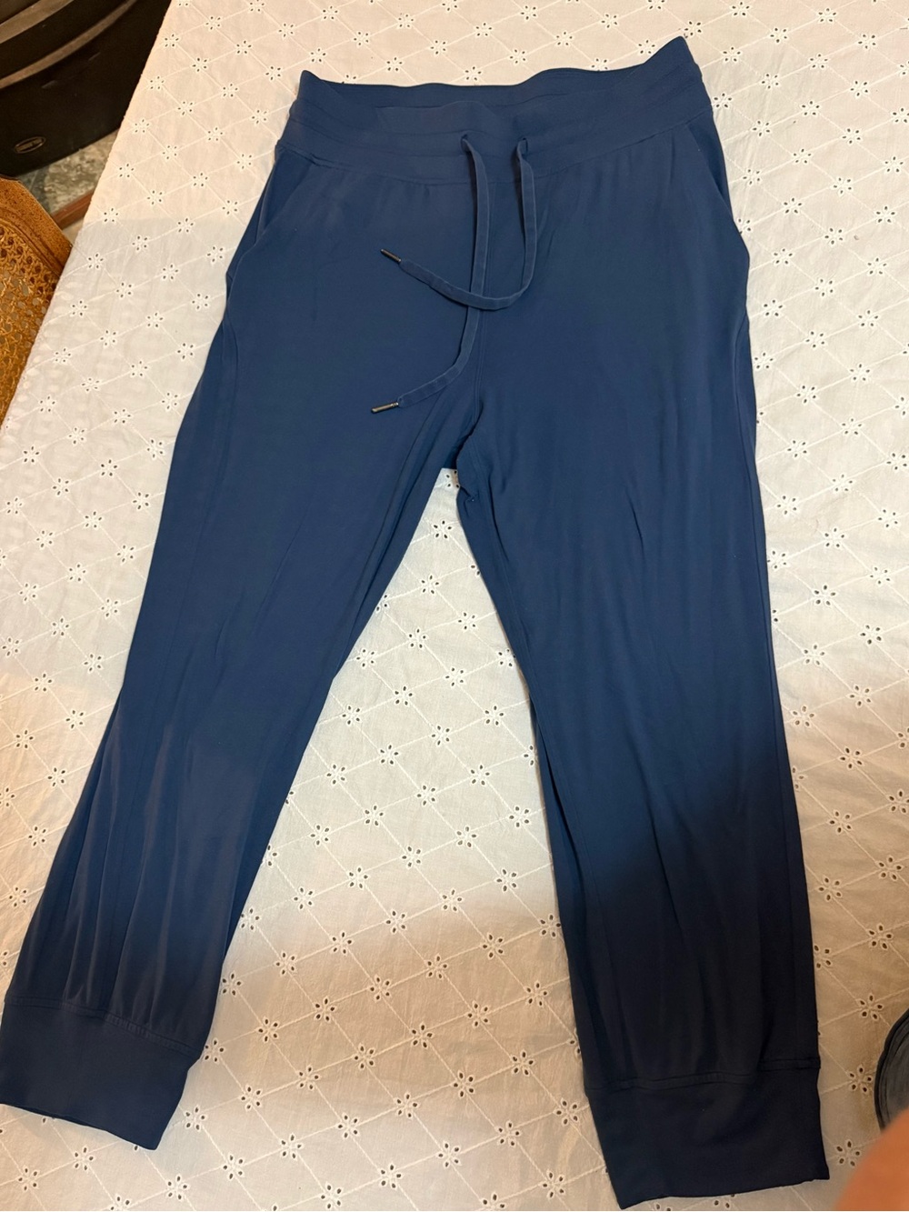 Lululemon Align High Rise Jogger Pants Size 8 Brilliant Blue Nulu LW6BPVS